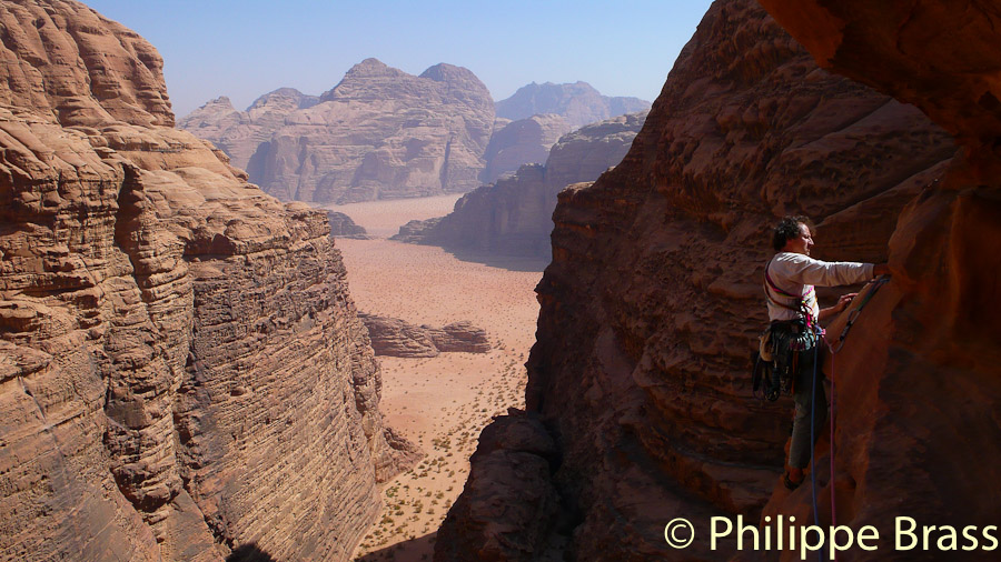 Escalade en Jordanie - Wadi Rum