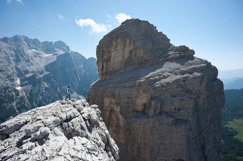 Dolomites : au sommet de la Punta d'Agordo